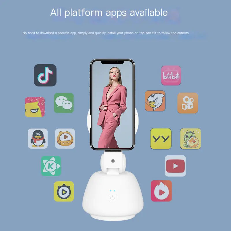 360° Automatic Smartphone Gimbal for Live Video